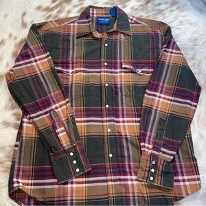 Vintage wrangler Pearl snap